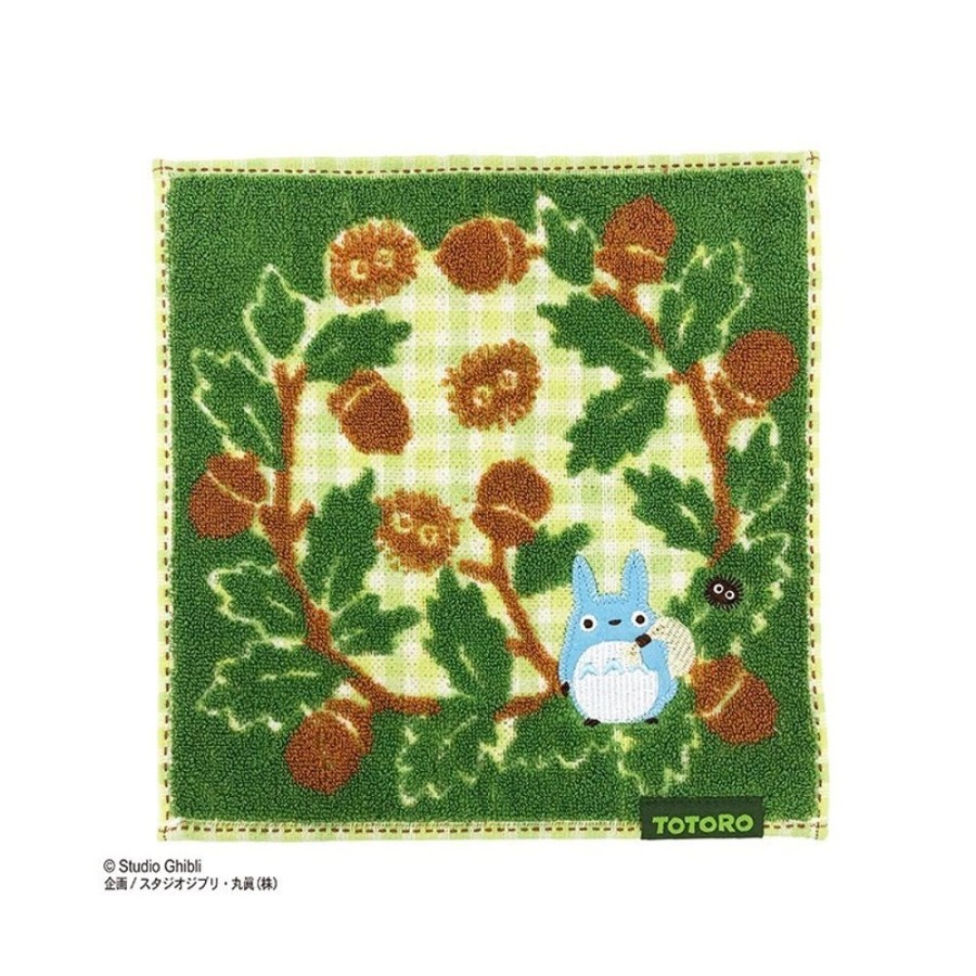 Household Linen | Maison Ghibli Mini Towel Green Forest'S Favotite 23X23 Cm - My Neighbor Totoro