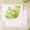 Postcards And Letter Papers | Maison Ghibli Watercolour Greeting Cards 24 X 15,8 Cm Summer - My Neighbor Totoro