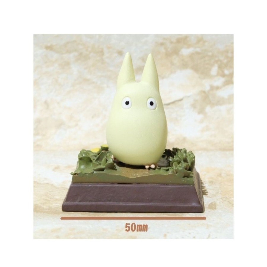 Statues | Maison Ghibli Statue Collection Stop Motion Totoro White Course Pose 2 - My Neighbor Totoro