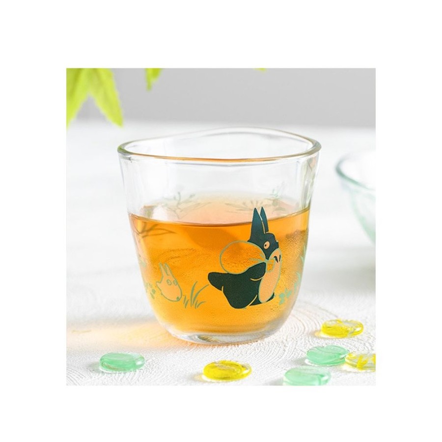 Kitchenware | Maison Ghibli Transparent Glass Chasing Acorns - My Neighbor Totoro