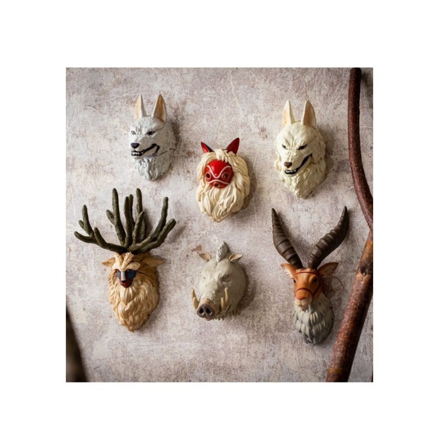 Figurines | Maison Ghibli Collection Of 6 Assorted 3D Character Magnet -Princess Mononoke