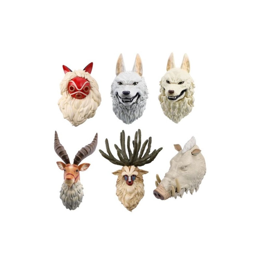 Figurines | Maison Ghibli Collection Of 6 Assorted 3D Character Magnet -Princess Mononoke