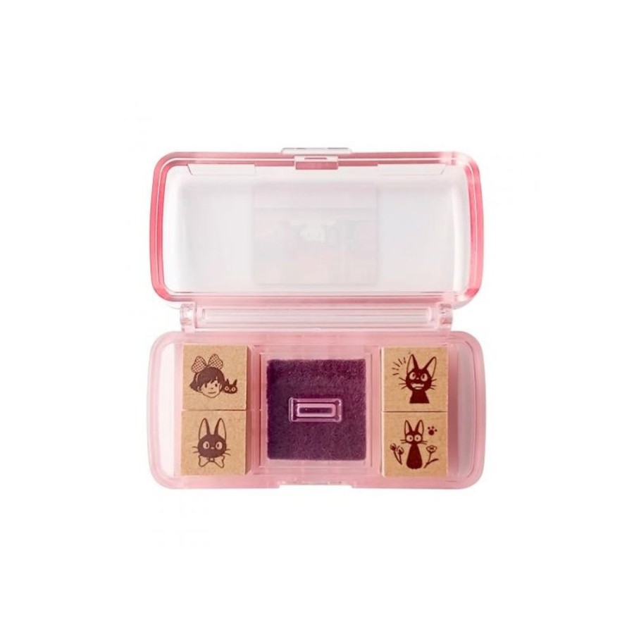 Small Equipment | Maison Ghibli Kiki & Jiji Mini Stamp Set Purple - Kiki'S Delivery Service