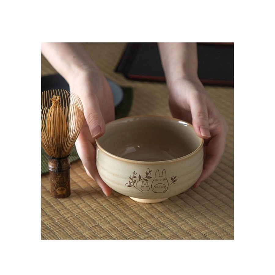 Kitchenware | Maison Ghibli Akahada-Yaki Matcha Tea Bowl & Whisk - My Neighbor Totoro