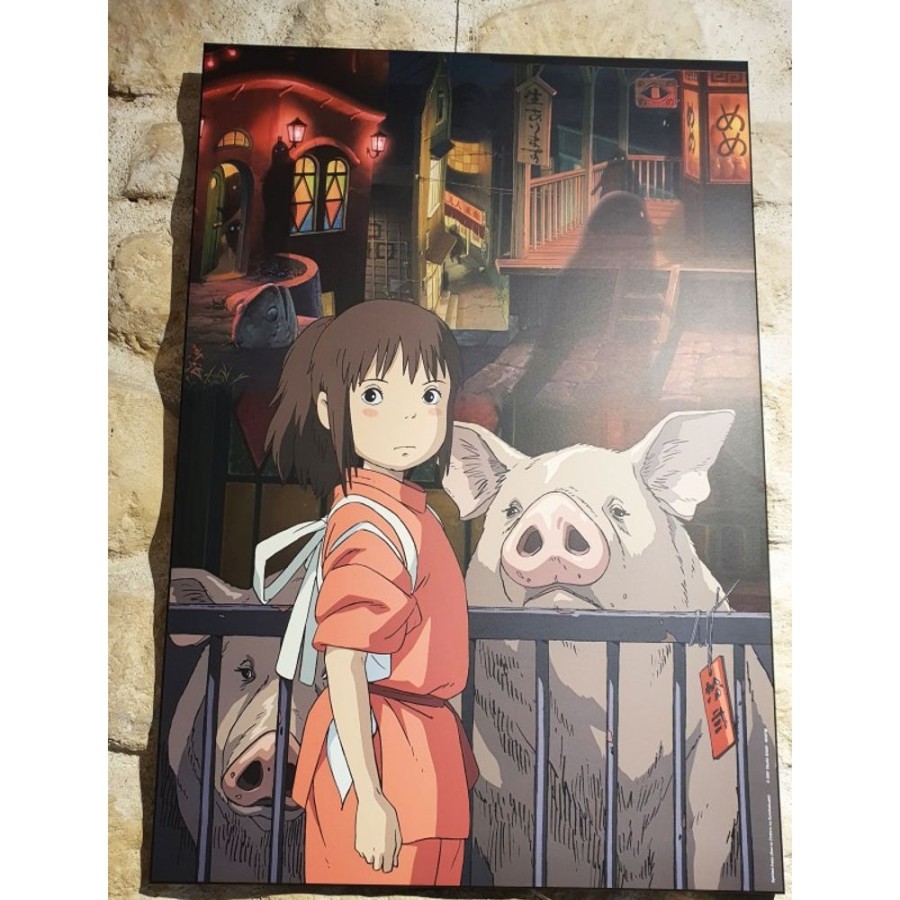 Wall Decoration | Maison Ghibli Ghibli - Spirited Away - 35X50Cm Wood Panel