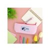 Storage | Maison Ghibli Pink Checkered Pencil Case - Kiki'S Delivery Service