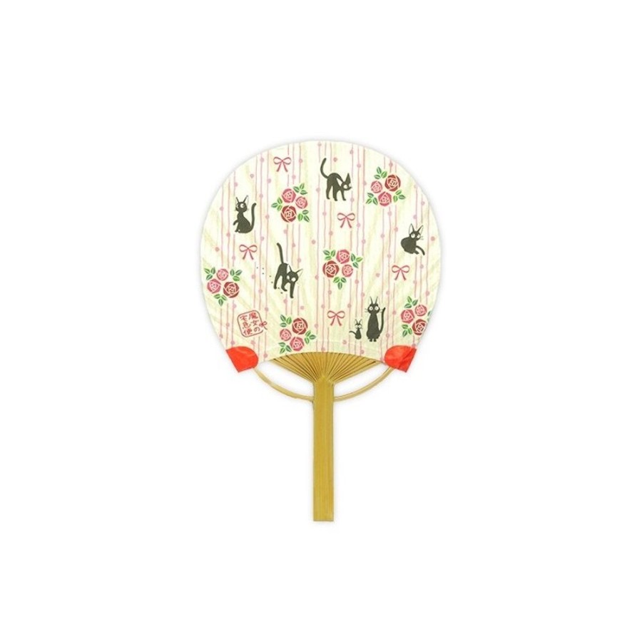 Accessories | Maison Ghibli Japanese Bamboo Fan Rose Garden - Kiki'S Delivery Service