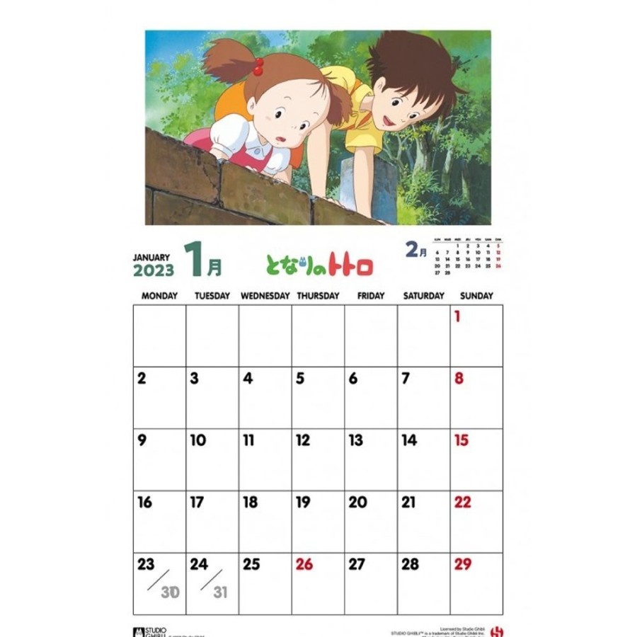 Schedule Diaries And Calendars | Maison Ghibli Totoro Calendar 2023