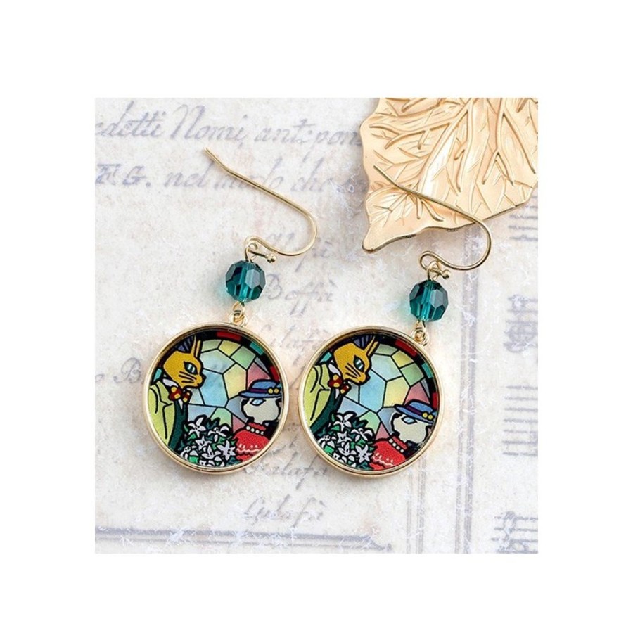 Jewellery | Maison Ghibli Stained Glass Series - Pierced Earrings - Whisper Of The Heart