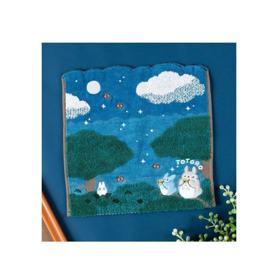 Household Linen | Maison Ghibli Mini Towel Under The Moon 25X25 Cm - My Neighbor Totoro