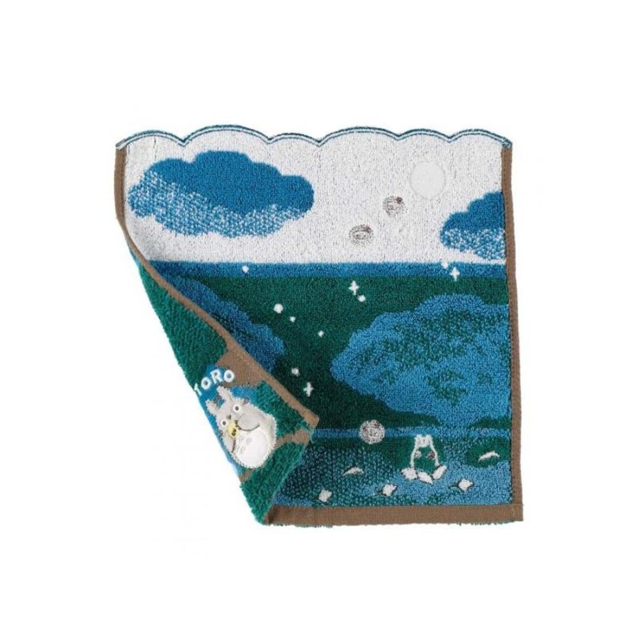 Household Linen | Maison Ghibli Mini Towel Under The Moon 25X25 Cm - My Neighbor Totoro