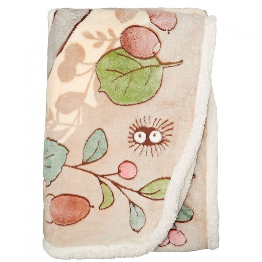 Household Linen | Maison Ghibli Blanket Rosehips And Hazelnuts 100X140 Cm - My Neighbor Totoro