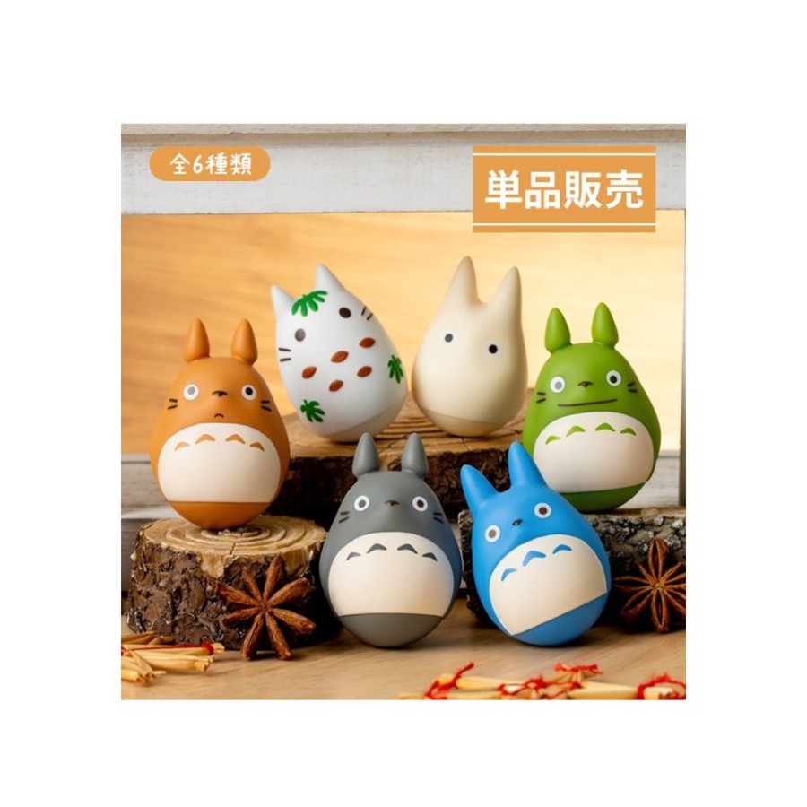 Figurines | Maison Ghibli Pose Collection Assort. Of 6 Roly-Poly Figurines - My Neighbor Totoro