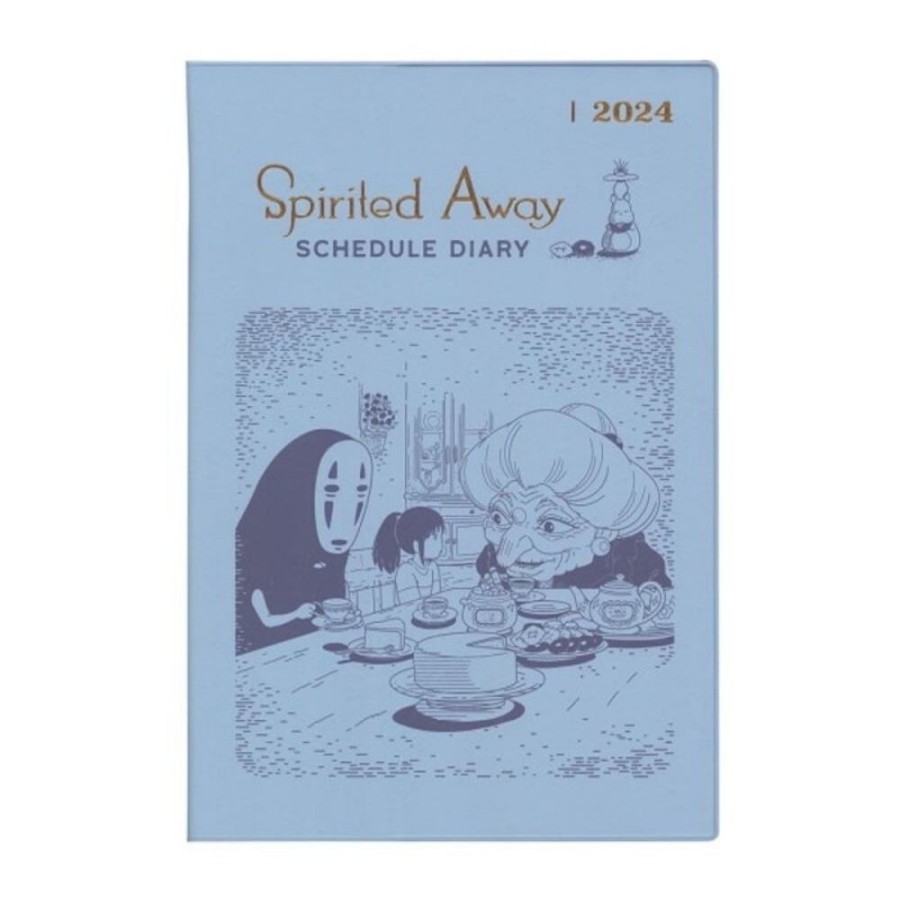 Schedule Diaries And Calendars | Maison Ghibli 2024 Diary Tea Time - Spirited Away