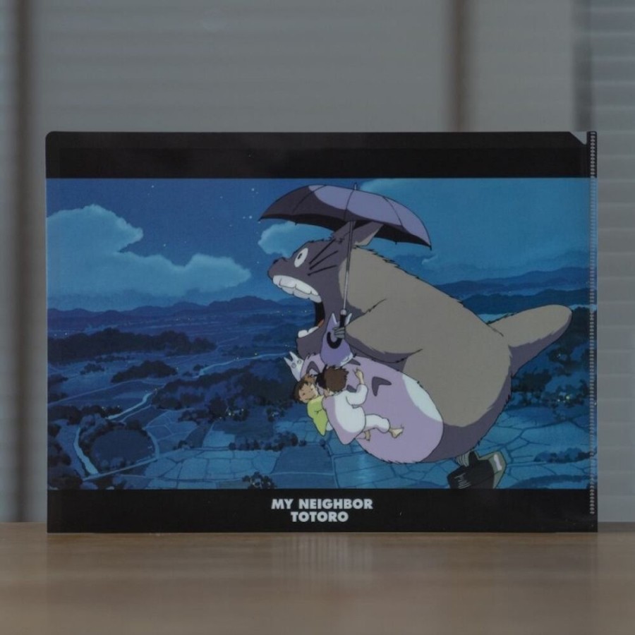 Storage | Maison Ghibli A4 Size Clear Folder Walk Of The Night Sky - My Neighbour Totoro