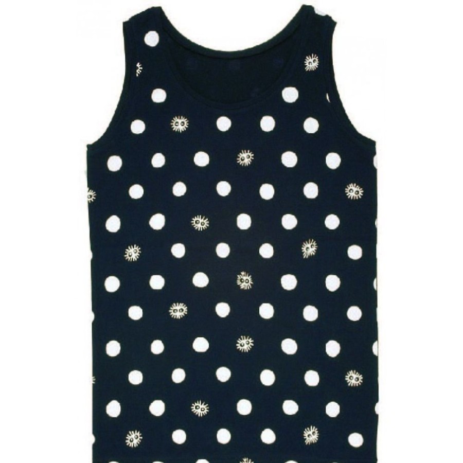 Outfits | Maison Ghibli Tank Top Totoro Kurosuke Dots Black(Ladies) - My Neighbor Totoro