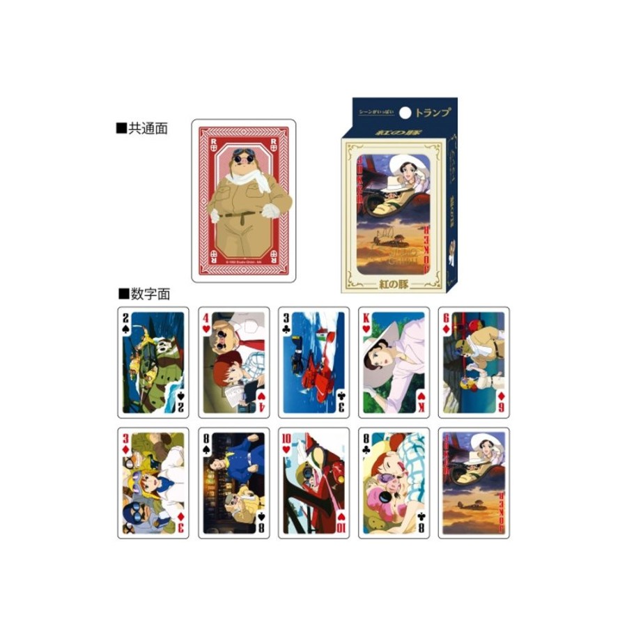 Playing Cards | Maison Ghibli Movie Scenes Playing Cards - Porco Rosso