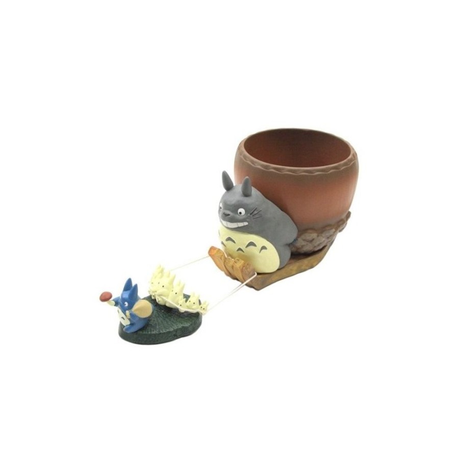 Decoration | Maison Ghibli Totoro Flower Bucket Sled - My Neighbour Totoro