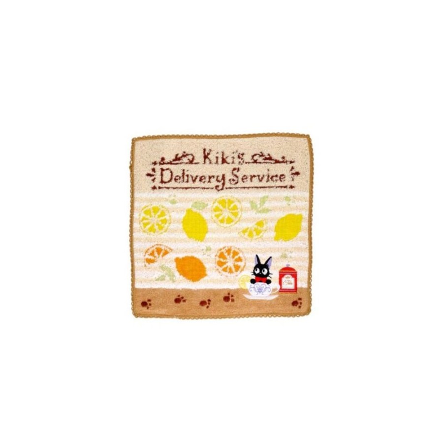 Household Linen | Maison Ghibli Mini Towel Yellow Fruits Tea Time 23 23 Cm - Kiki'S Delivery Service