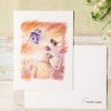 Postcards And Letter Papers | Maison Ghibli Watercolour Greeting Cards 24 X 15,8 Cm Rescue - Castle In The Sky