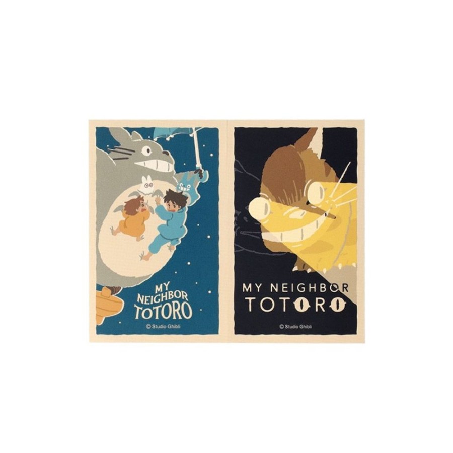 Small Equipment | Maison Ghibli Retro Stickers Catbus & Flying Totoro - My Neighbor Totoro