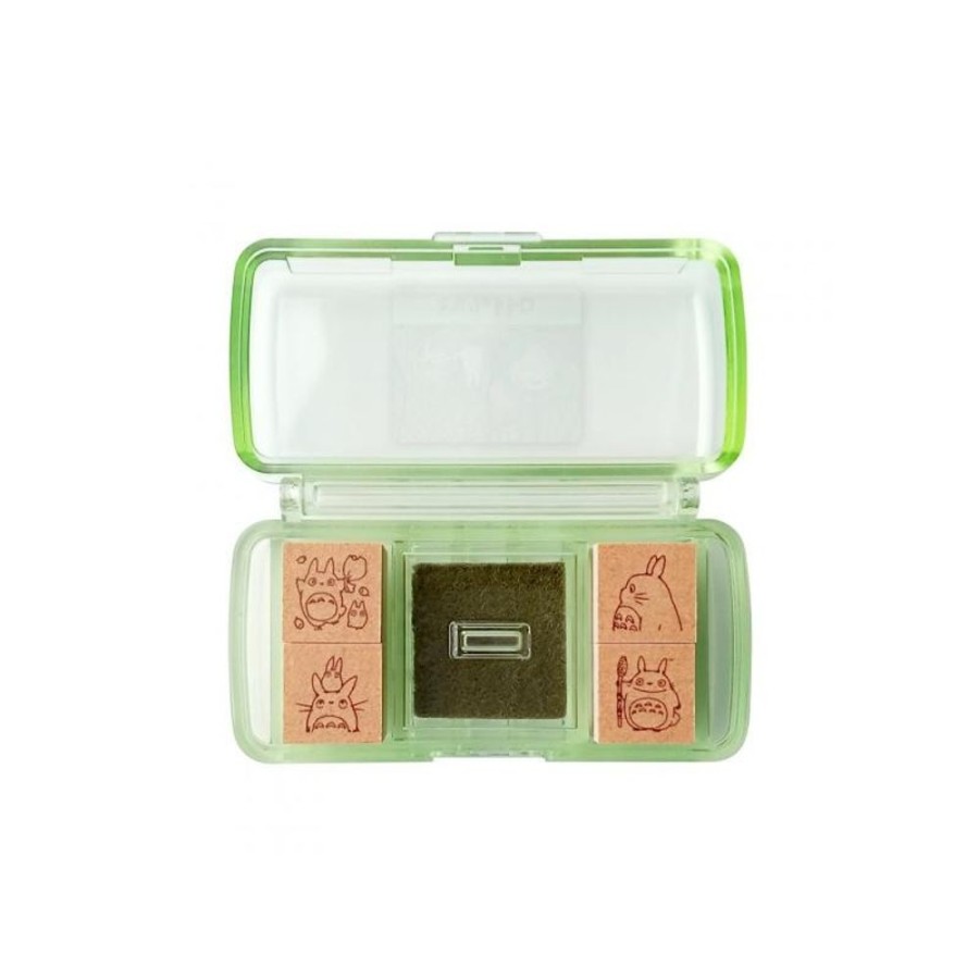 Small Equipment | Maison Ghibli Totoro Mini Stamp Set Green - My Neighbor Totoro