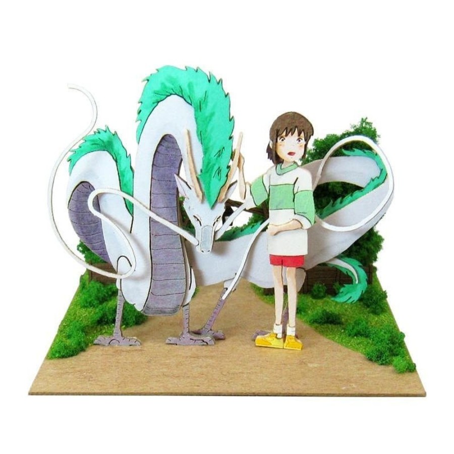 Arts And Crafts | Maison Ghibli Paper Craft Haku Dragon & Chihiro - Spirited Away