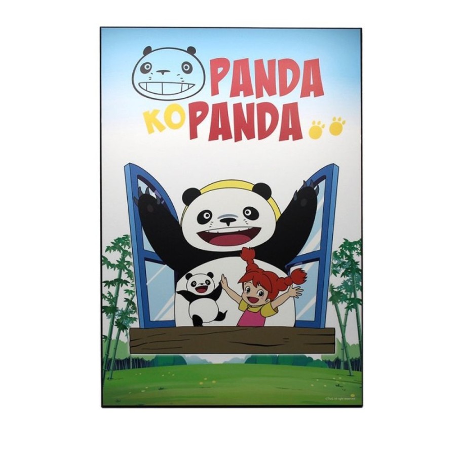 Wall Decoration | Maison Ghibli Panda Kopanda 01 - 35X50Cm Wood Panel