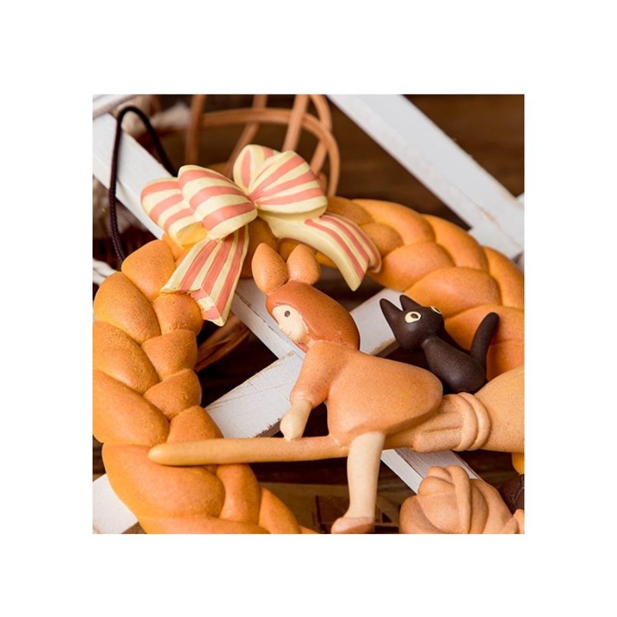 Decoration | Maison Ghibli Decoration Kiki And Jiji Bread Wreath - Kiki'S Delivery Service