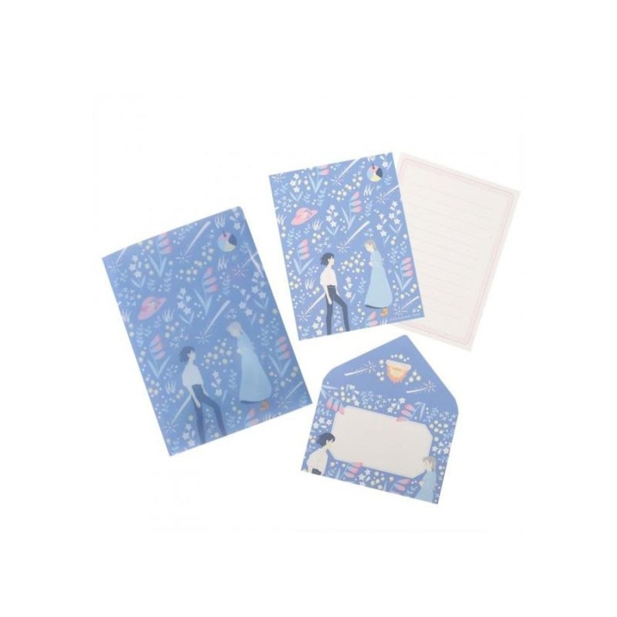 Postcards And Letter Papers | Maison Ghibli Clear Folder & Letter Set Sophie And Haru - Howl'S Moving Castle