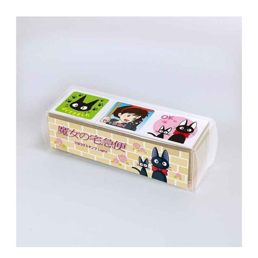 Small Equipment | Maison Ghibli Kiki And Jiji Wood Stamp Cubes - Kiki'S Delivery Service