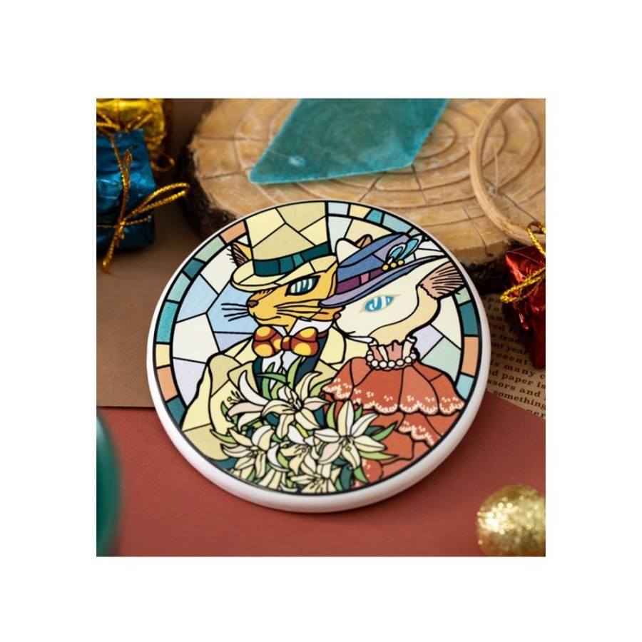 Kitchenware | Maison Ghibli Ceramic Coaster Baron & Louise - Whisper Of The Heart