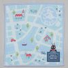 Household Linen | Maison Ghibli Mini Towel City Map 25X25 Cm - Kiki'S Delivery Service