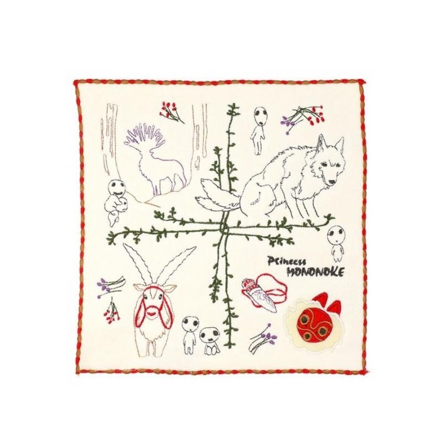 Household Linen | Maison Ghibli Mini Towel Tree Of The Forest Spirit 25 X 25 Cm - Princess Mononoke