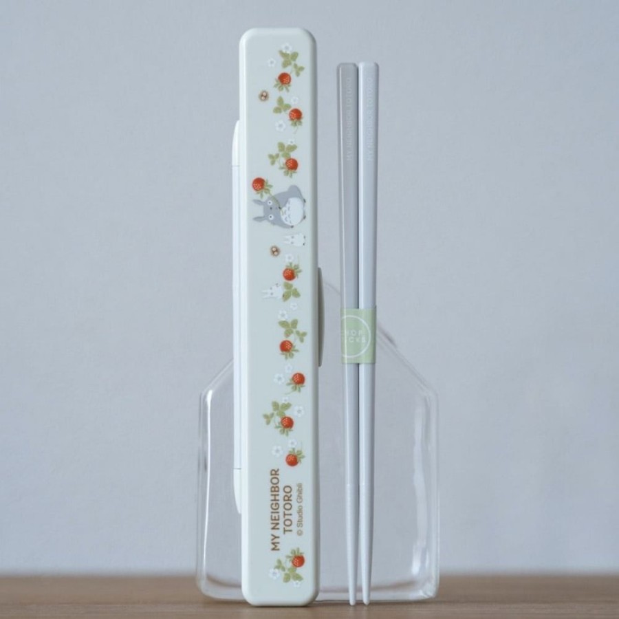 Kitchenware | Maison Ghibli Chopsticks Box Set 18 Cm Rasberry Collection - My Neighbor Totoro