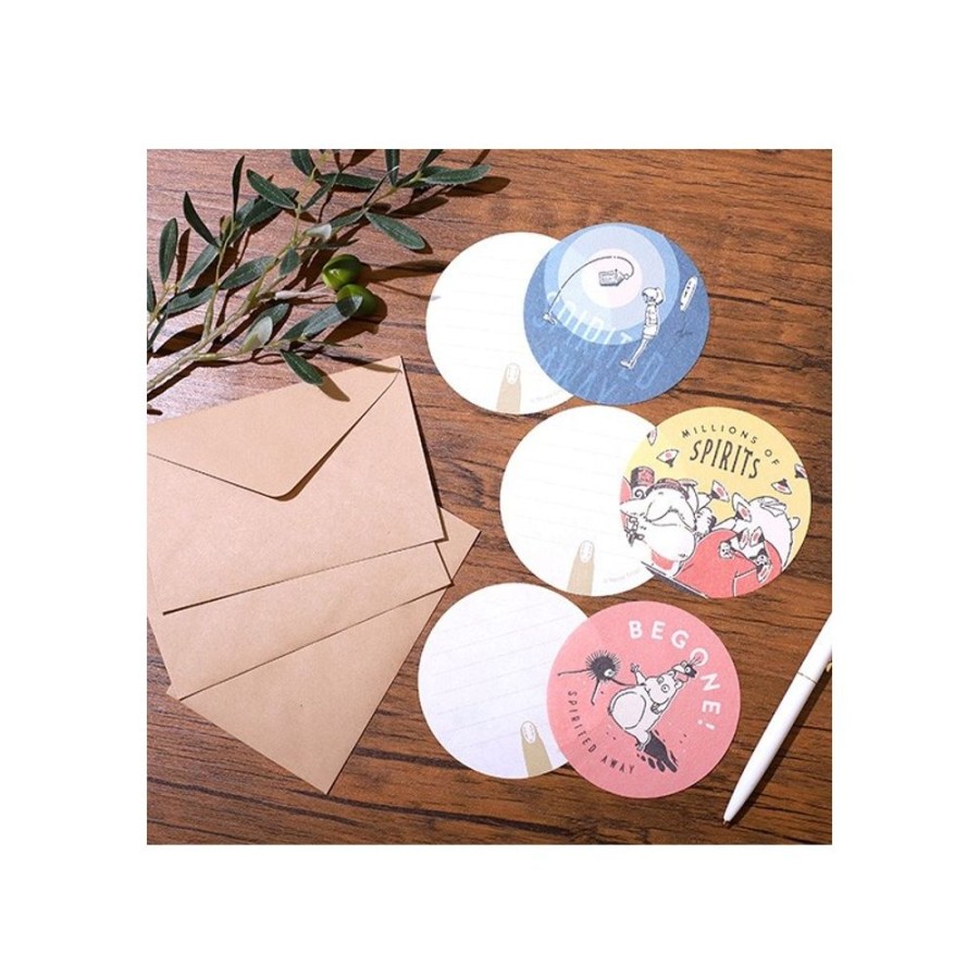 Postcards And Letter Papers | Maison Ghibli Mini Letter Set Pastels - Spirited Away