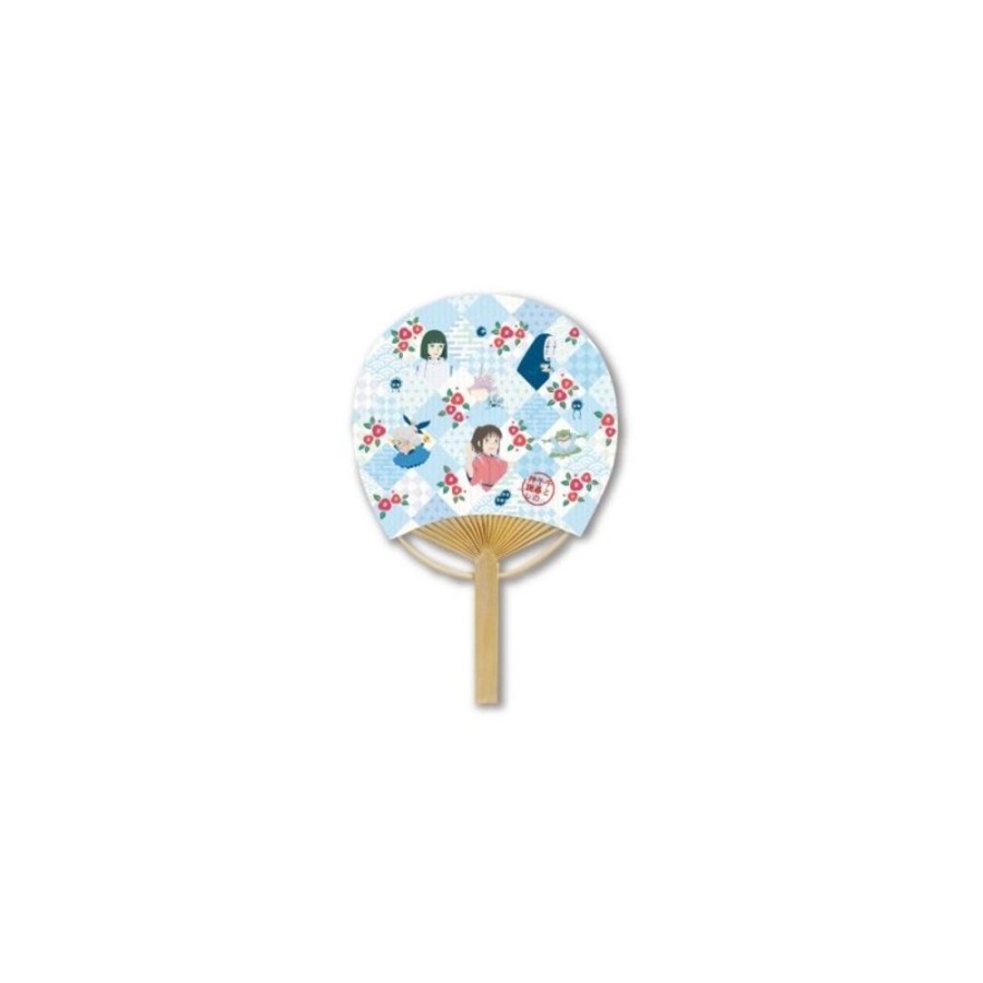 Accessories | Maison Ghibli Japanese Bamboo Fan Diamond Check - Spirited Away