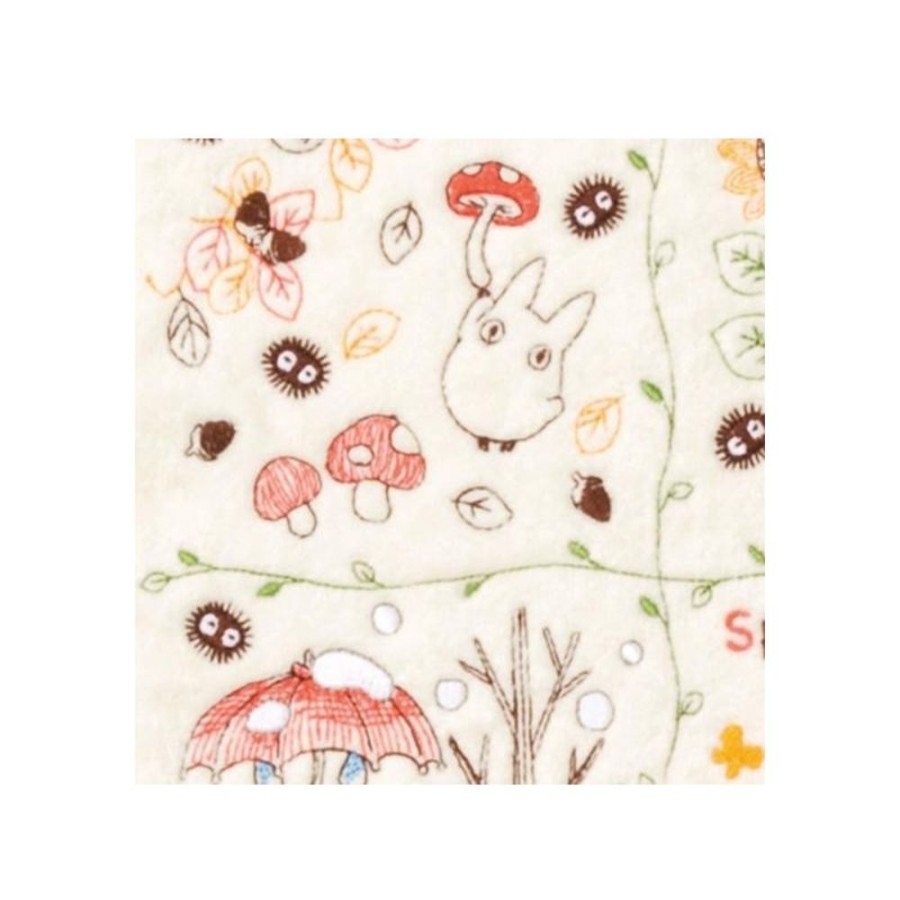 Household Linen | Maison Ghibli Mini Towel Wreath Of Nuts 25X25 Cm - My Neighbor Totoro