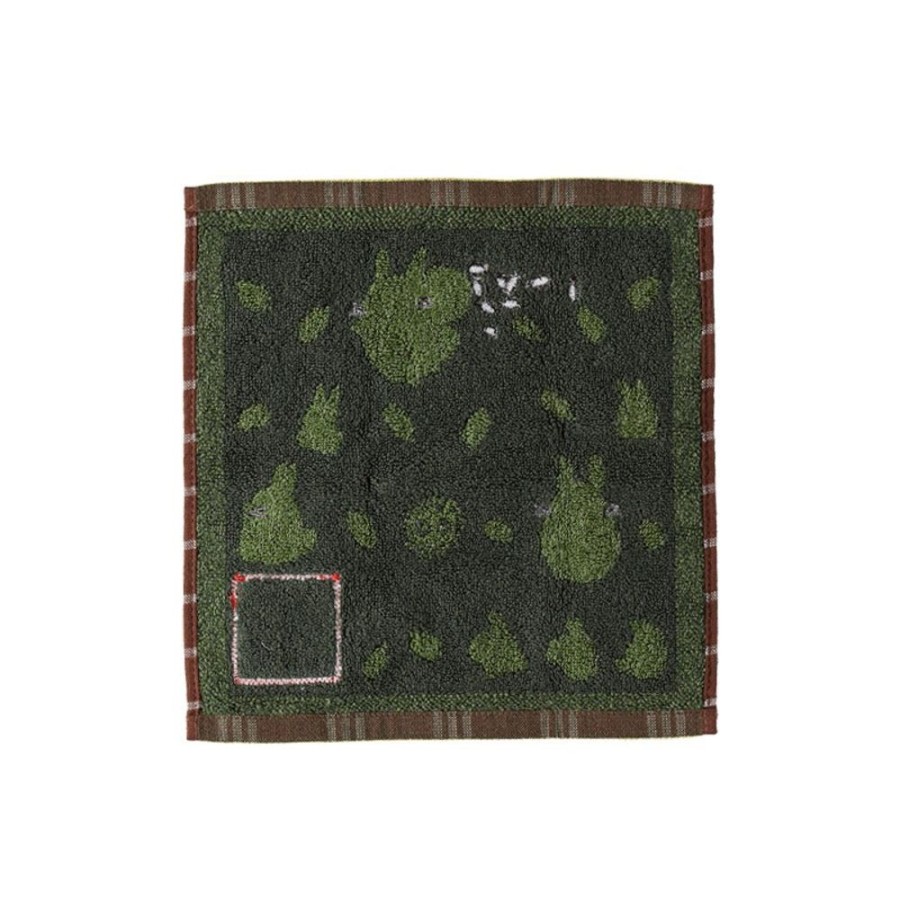 Household Linen | Maison Ghibli Mini Towel Autumn Green 25X25 Cm - My Neighbor Totoro