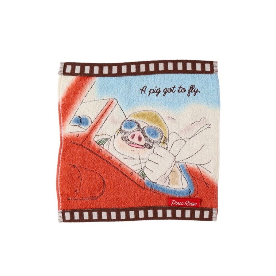 Household Linen | Maison Ghibli Mini Towel Celluloid Marco'S Seaplane - Porco Rosso