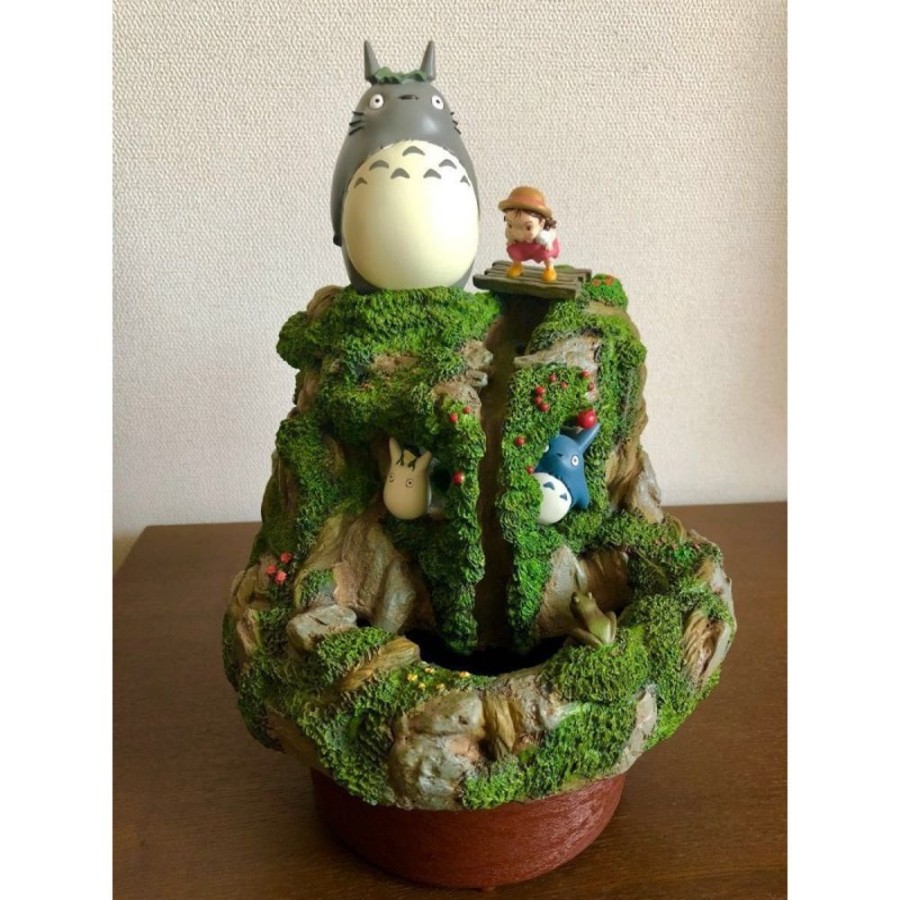 Decoration | Maison Ghibli Diorama Totoro And Meil Playing By The River - My Neighbour Totoro