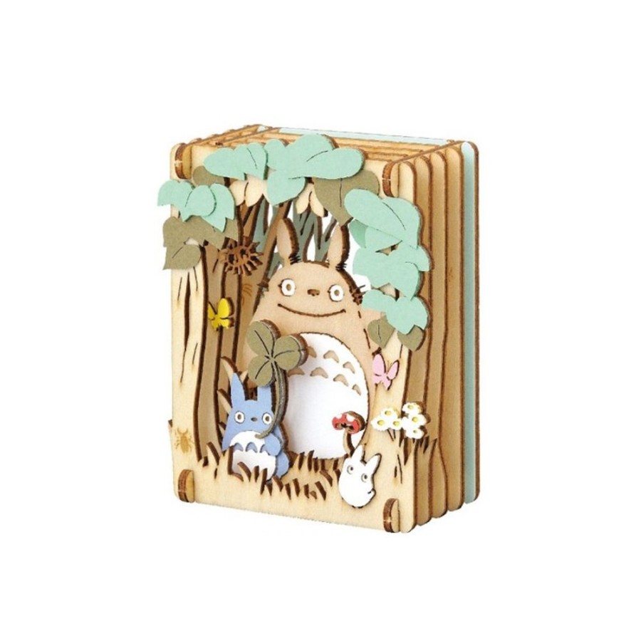 Arts And Crafts | Maison Ghibli Paper Theater Wood Style Totoro Dondoko - My Neighbor Totoro