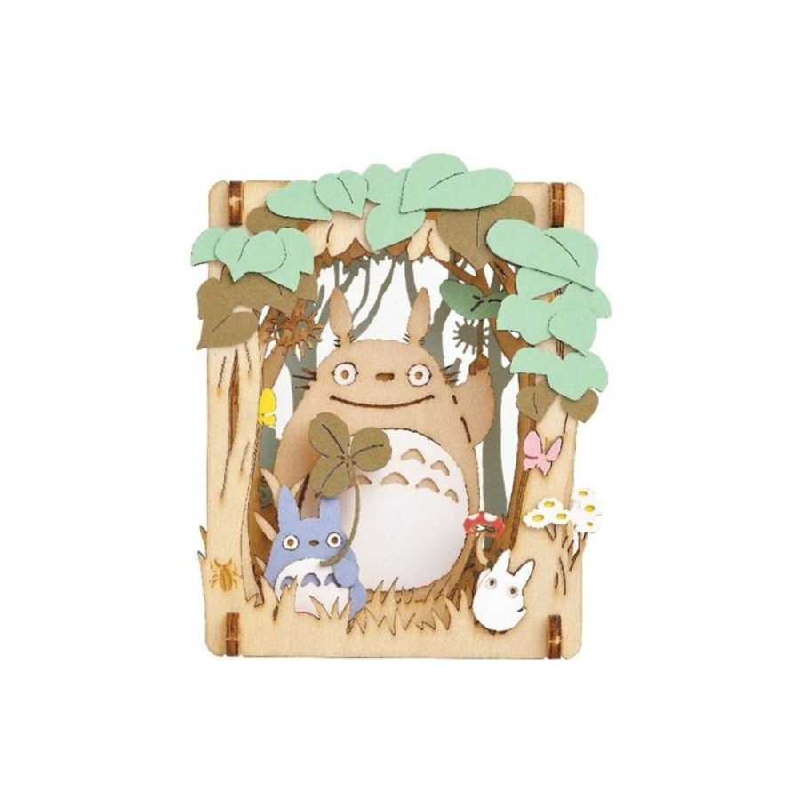 Arts And Crafts | Maison Ghibli Paper Theater Wood Style Totoro Dondoko - My Neighbor Totoro