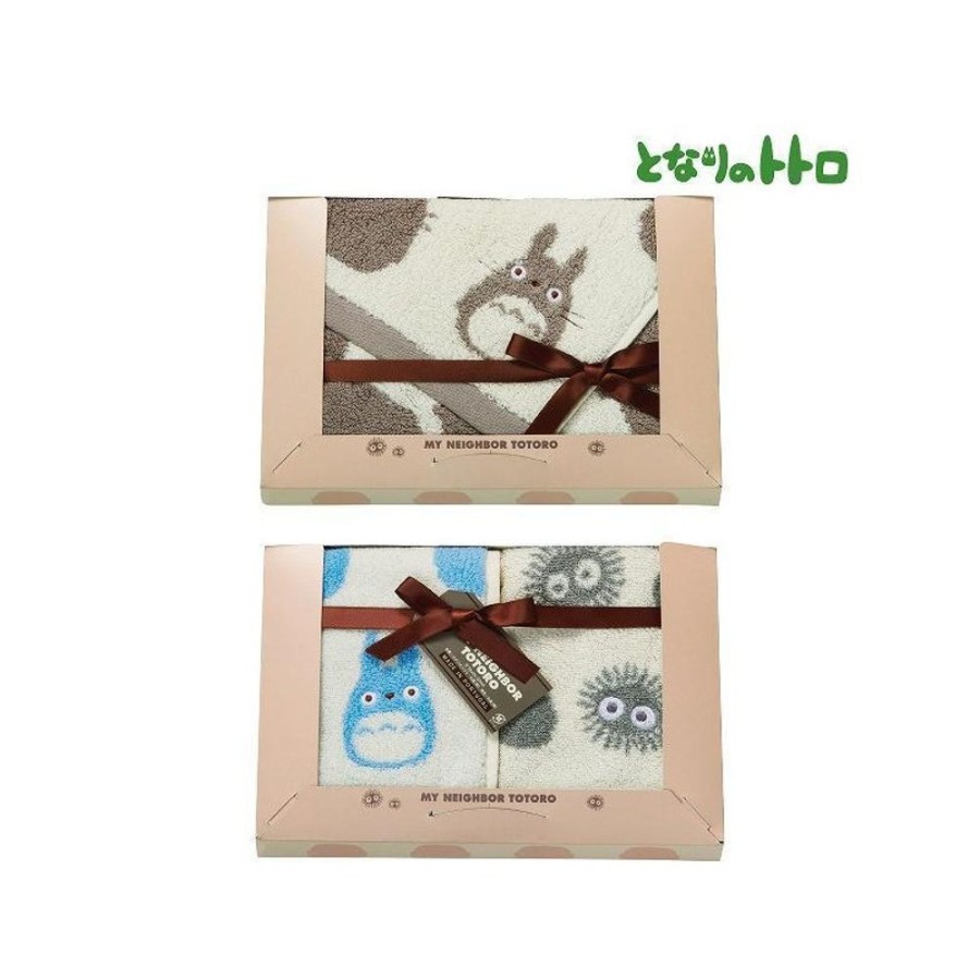 Household Linen | Maison Ghibli Gift Box 3 Towels Totoro&Soot Sprites - My Neighbor Totoro