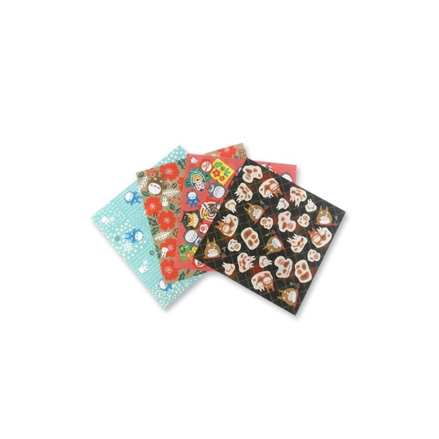 Postcards And Letter Papers | Maison Ghibli Chiyogami Paper Winter - My Neighbor Totoro