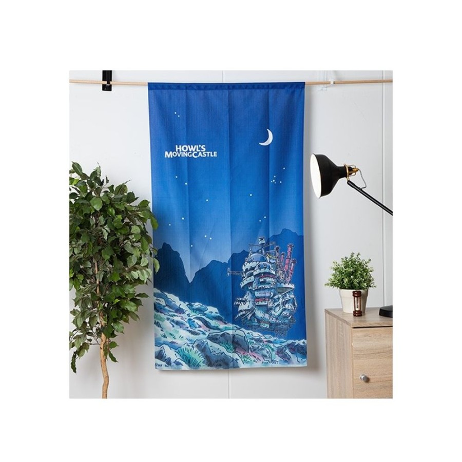 Wall Decoration | Maison Ghibli Japanese Curtain Moonlit Night - Howl'S Moving Castle