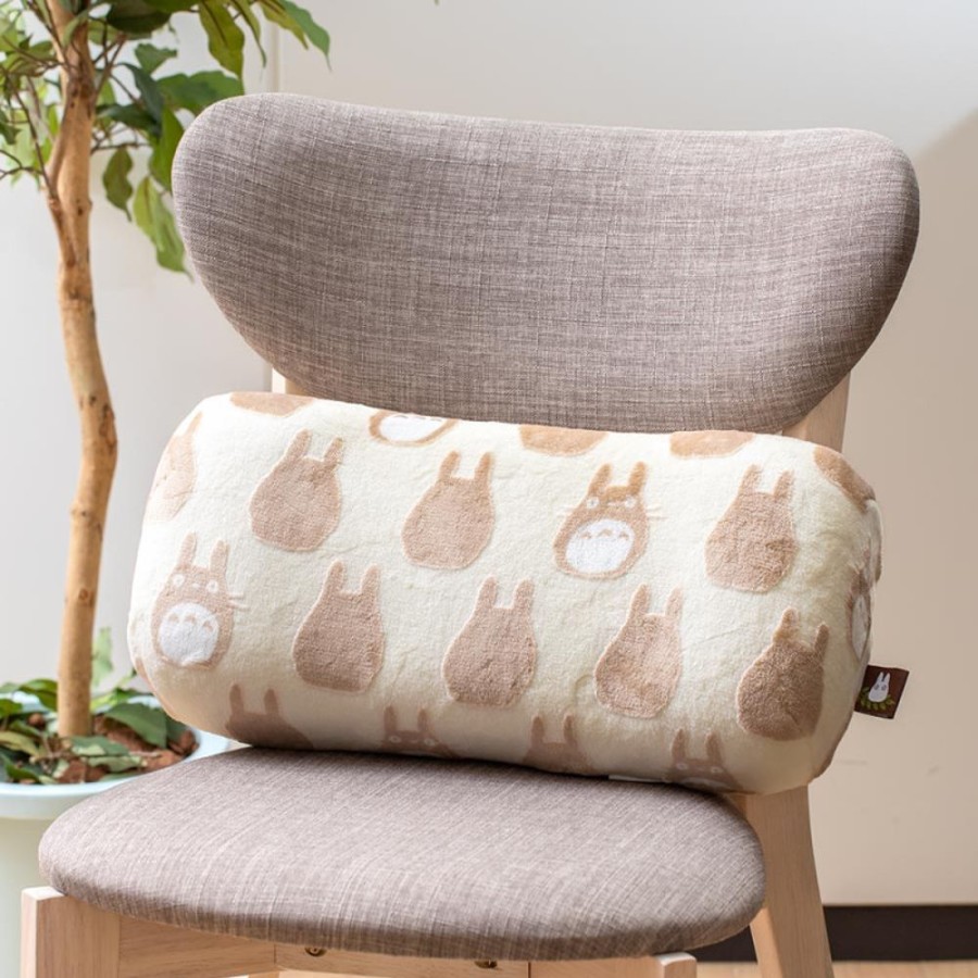 Furniture | Maison Ghibli Opalised Block Cushion Totoro Silhouette - My Neighbor Totoro