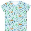 Outfits | Maison Ghibli Patterned T-Shirts Totoro Forest Light Blue S(Ladies) - My Neighbor Totoro