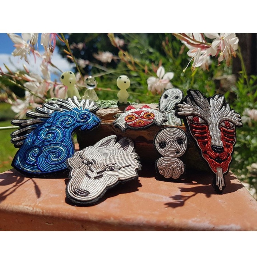 Pins | Maison Ghibli Embroidered Jewel Brooch Night Walker - Princess Mononoke