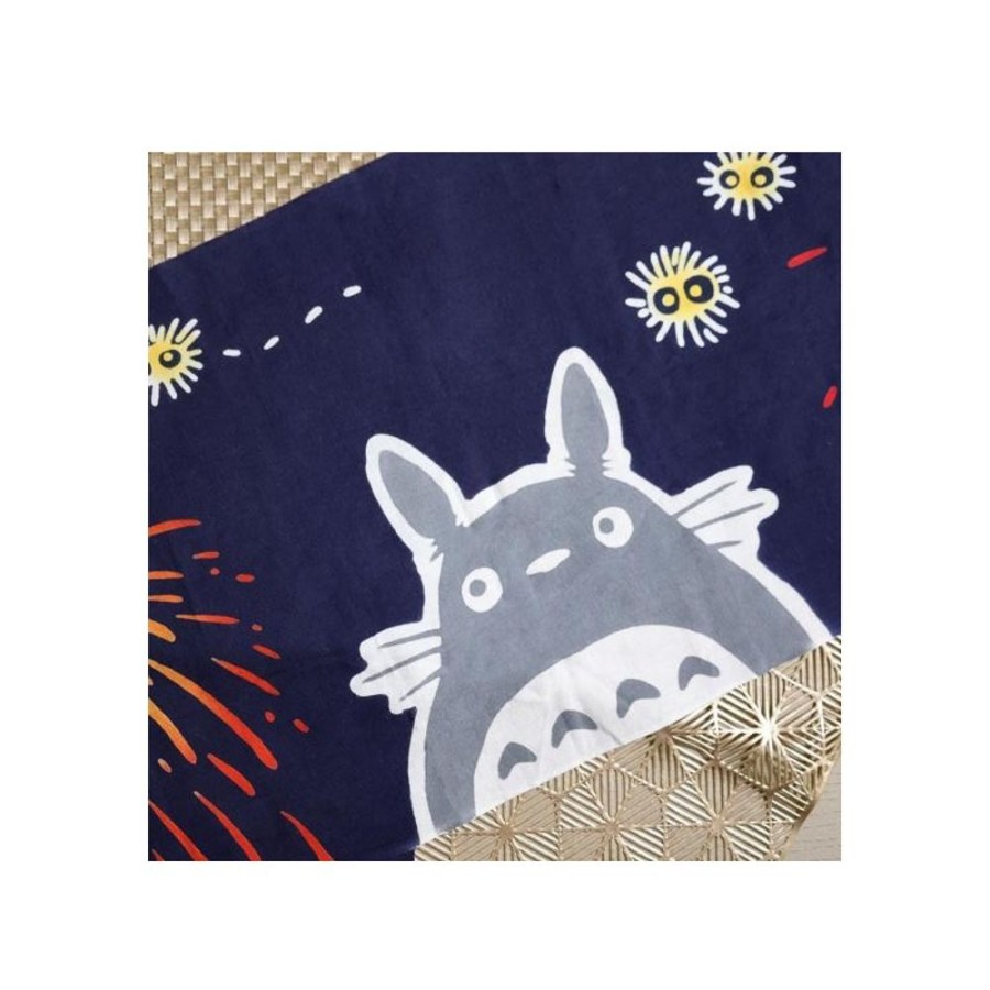 Household Linen | Maison Ghibli Tenugui Big Totoro Fireworks - My Neighbor Totoro